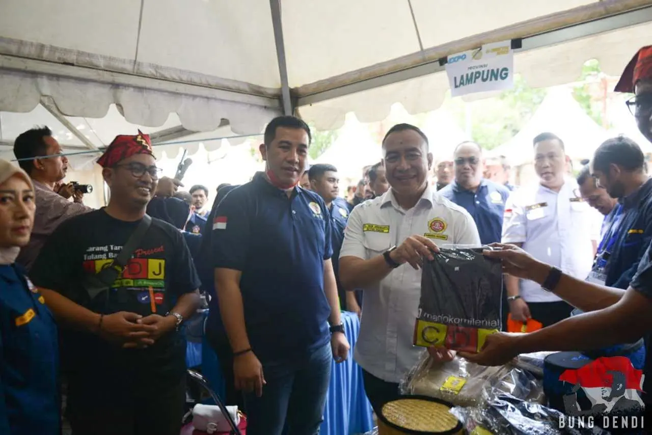 Ketua Karang Taruna Provinsi Lampung Boyong Produk UMKM Lampung Ramaikan Expo BBKTN