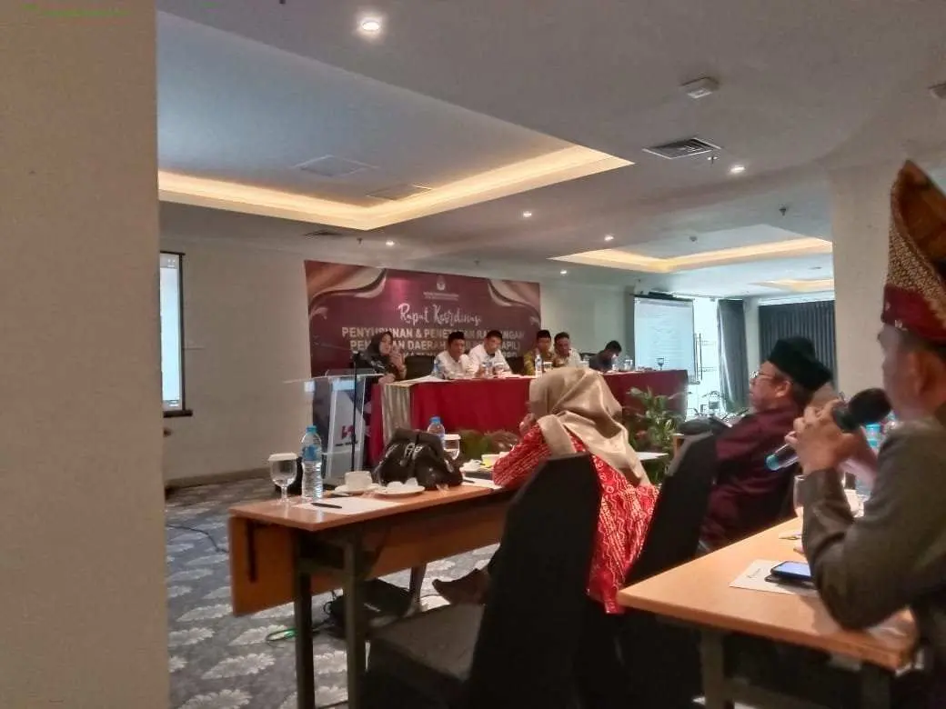 KPU Pesawaran Gelar Rakor Penyusunan Dan Penetapan Rancangan