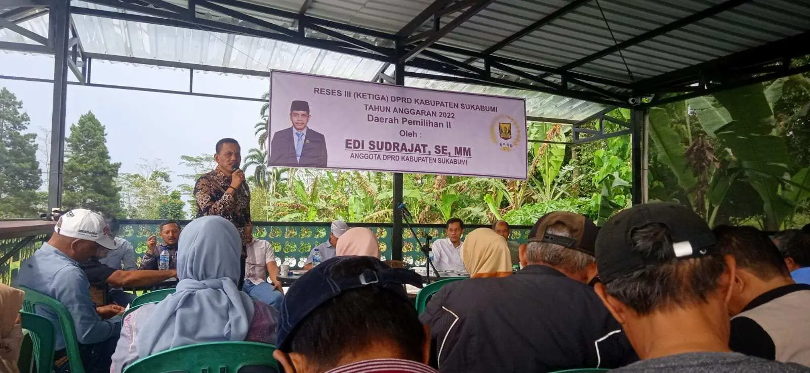Edi Sudrajat Anggota DPRD Fraksi PAN, Gelar Reses di Desa Benda