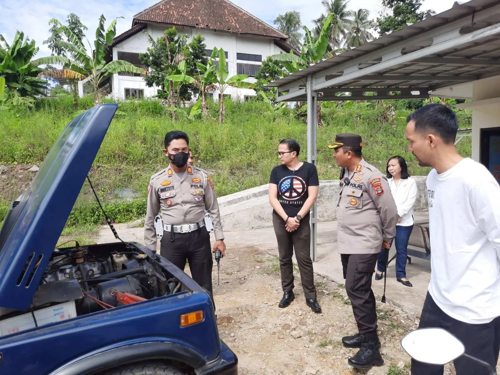 Kapolres Pesawaran Sidak Samsat, Pastikan Pelayanan Berjalan Baik