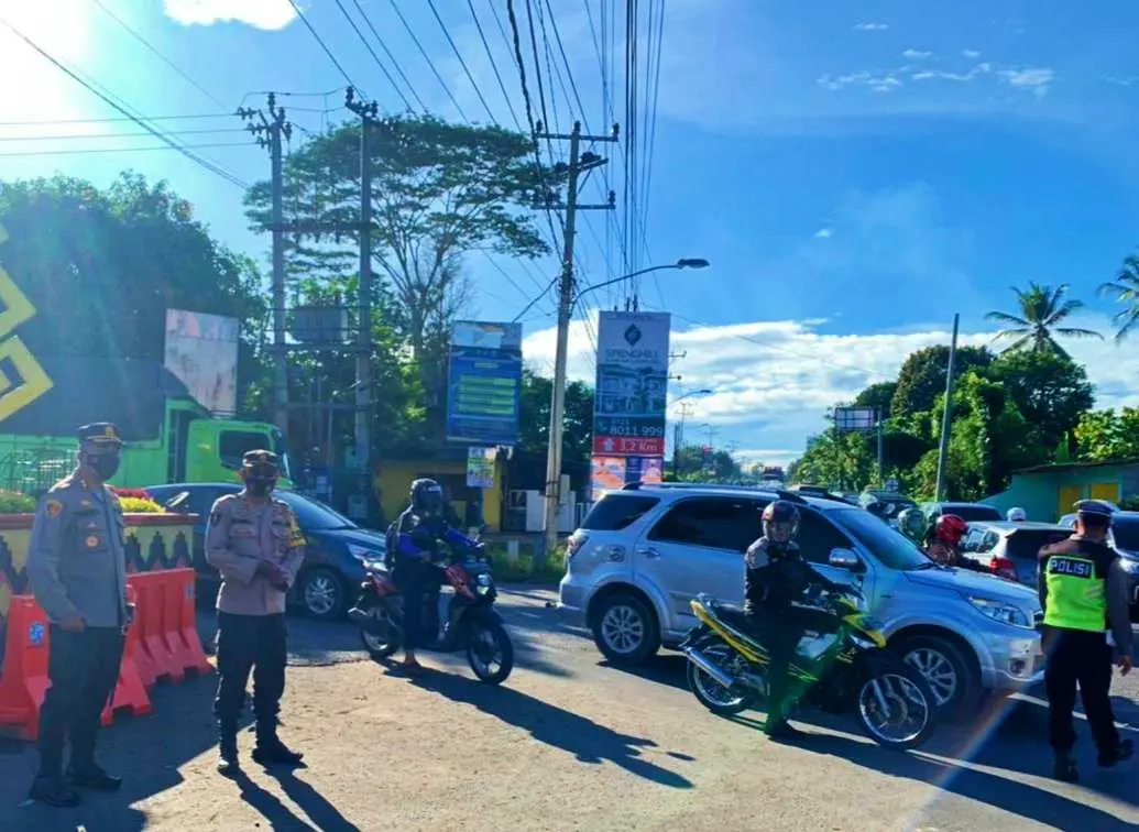 Berikan Layanan Prima Kapolres Pesawaran  Pimpin Giat Pam Rawan Pagi