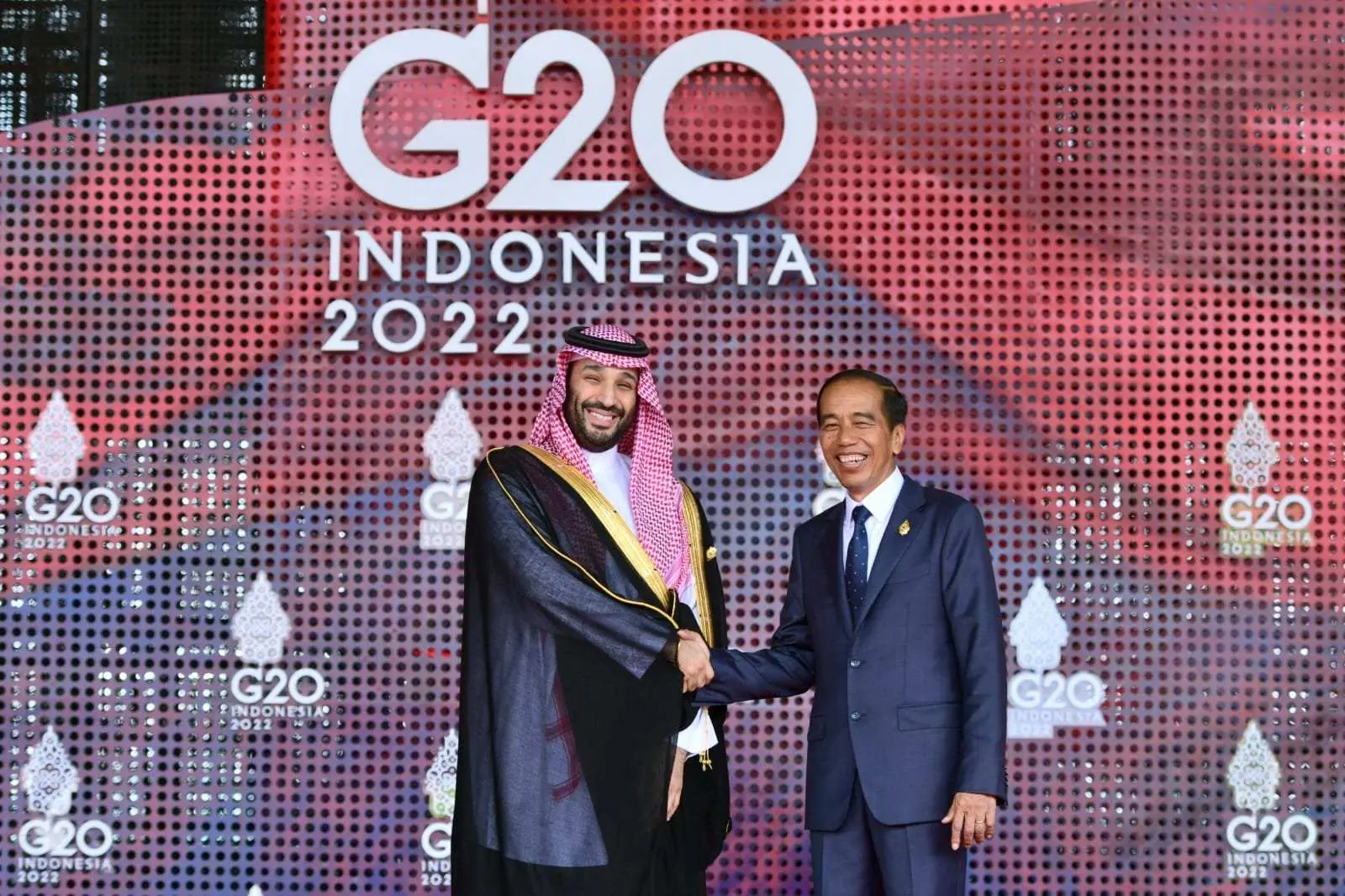 Presiden Jokowi Sambut Para Pemimpin G20 di Apurva Kempinski Bali