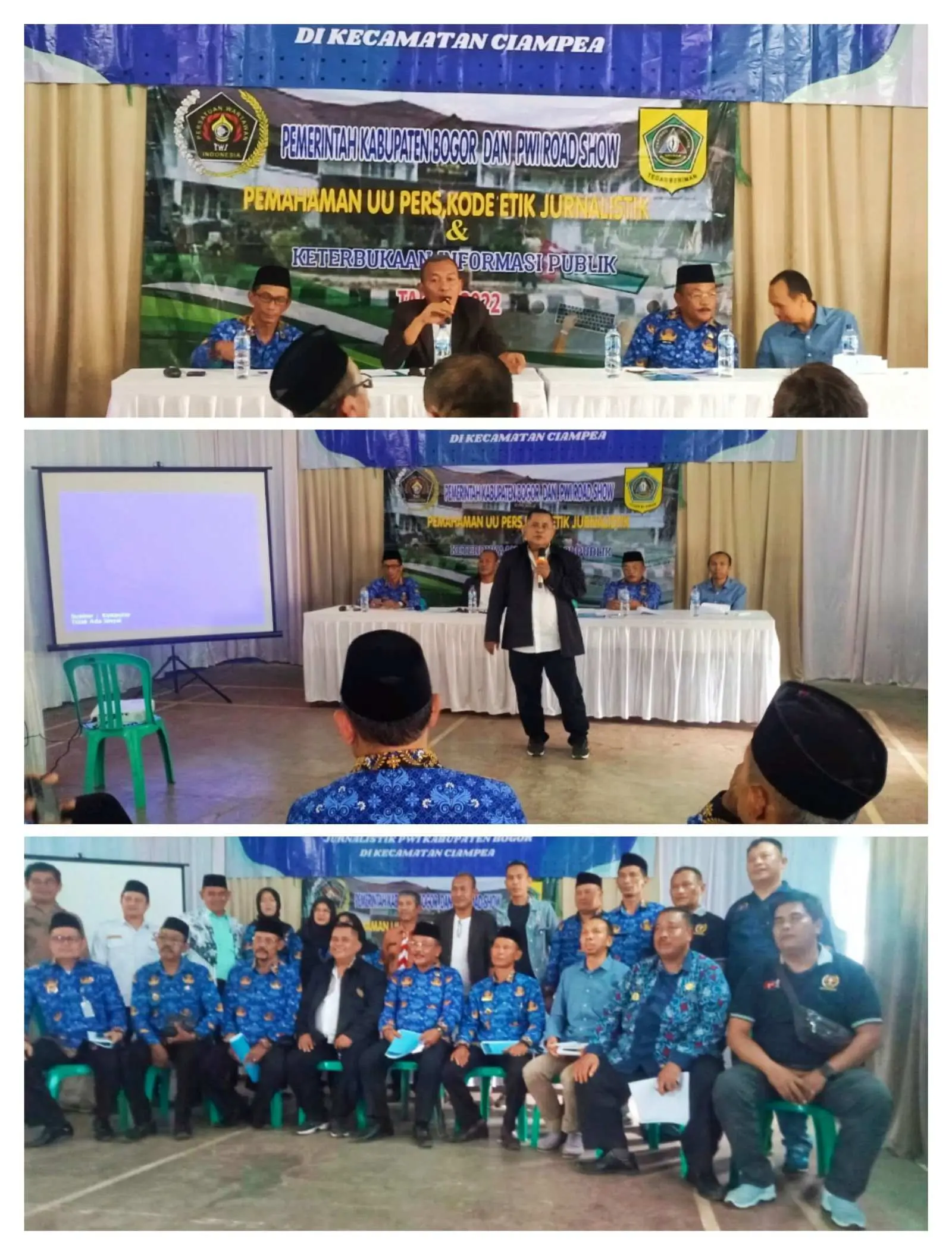 PWI Kabupaten Bogor Gelar Safari Jurnalistik di Kecamatan Ciampea