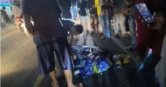 Tabrakan Maut di Jalinbar Desa Bernung, Satu Pengendara Motor Tewas di Tempat