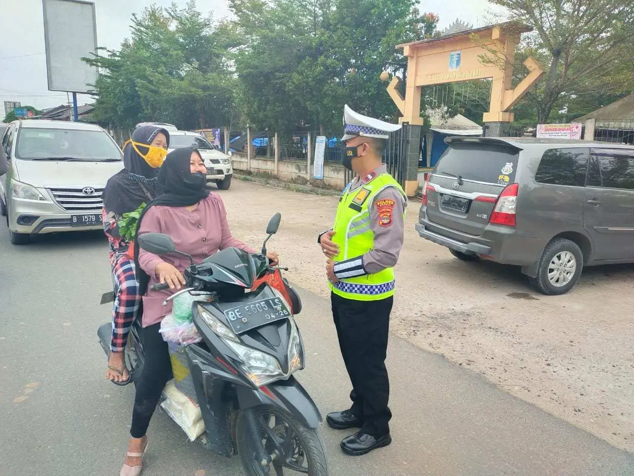 Satlantas Polres Mesuji Mulai  Sosialisasi ETLE Ke Pengendara Motor
