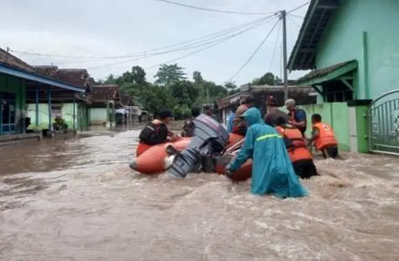 Banjir di Kecamatan Sidomulyo, Tim SAR Gabungan Evakuasi Warga