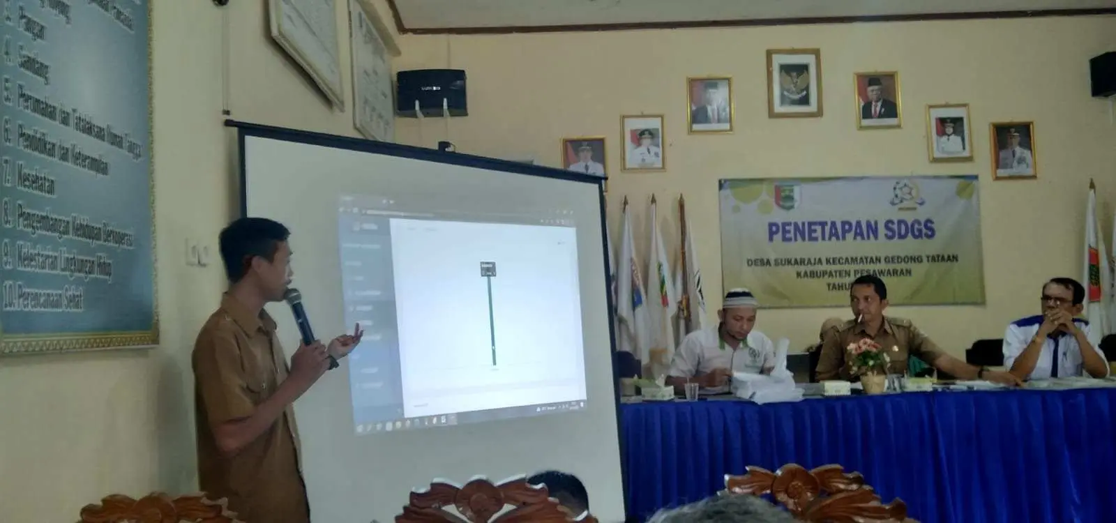 Pemdes  Sukaraja Gelar Acara Musyawarah Desa