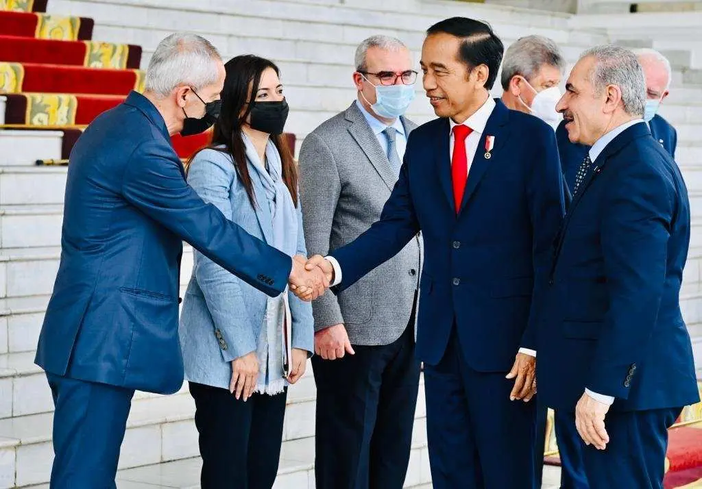Presiden Jokowi Sambut Perdana Menteri Palestina di Istana Bogor