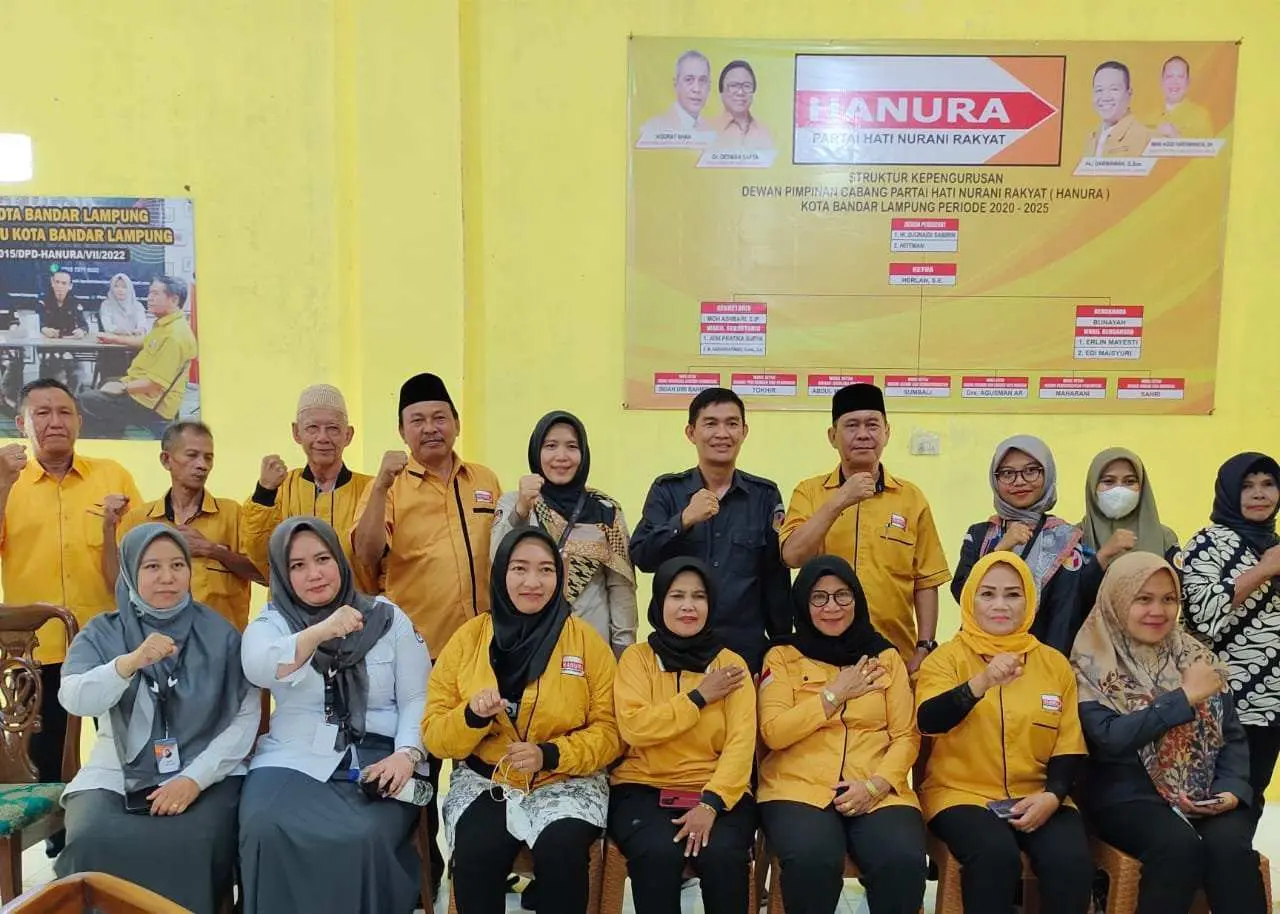 DPC Partai HANURA Bandar Lampung Dinyatakan Memenuhi Syarat Oleh KPU dan Bawaslu