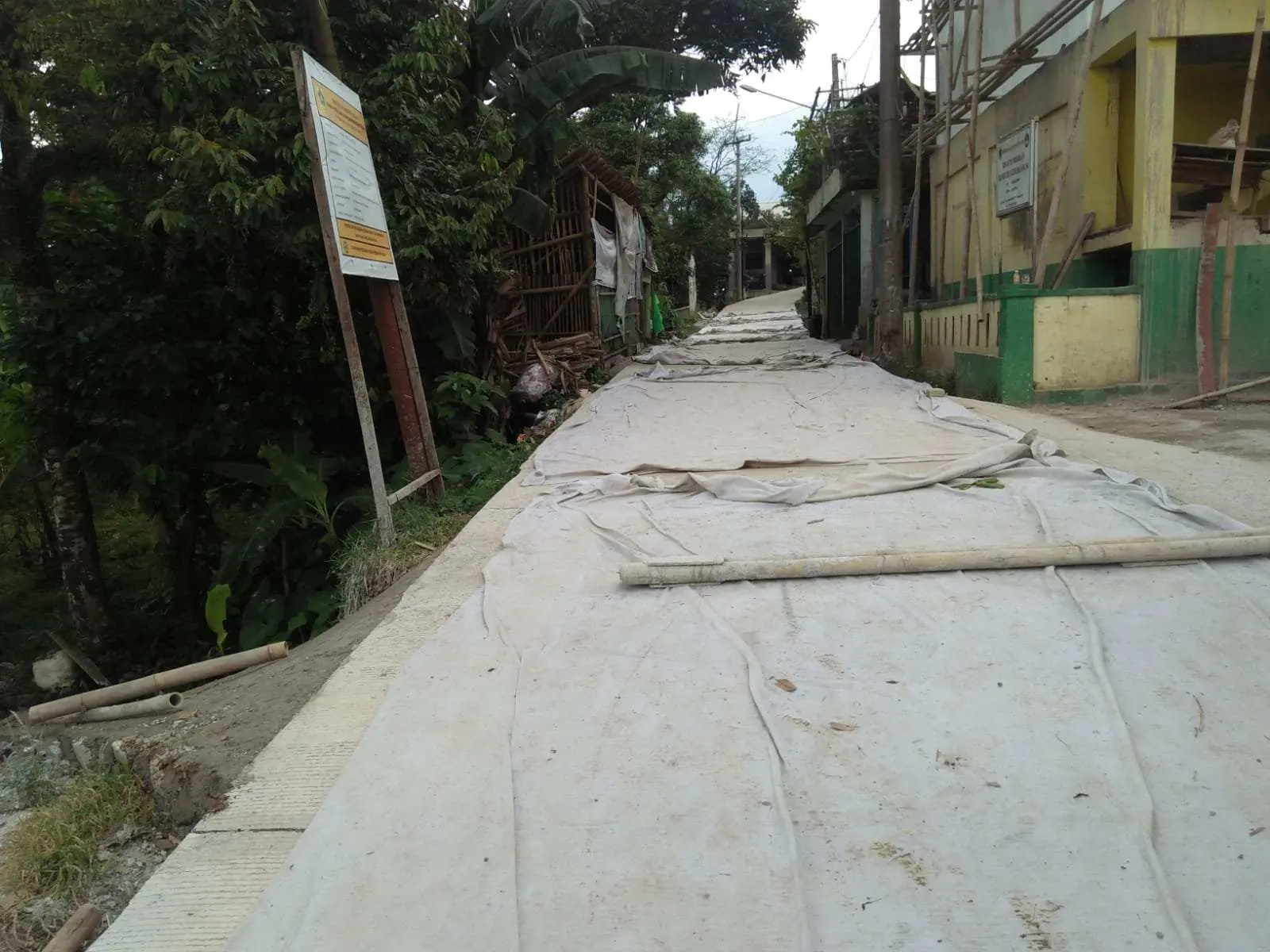 Kades Tanjungsari Sambut Baik Pembangunan Jalan  Bungur – Tajurhalang