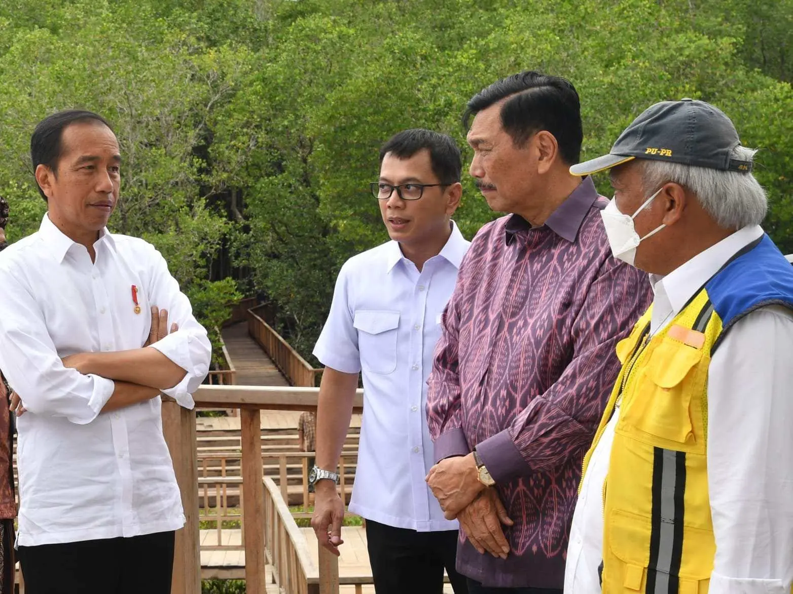 Presiden Jokowi Tinjau Persiapan KTT G20 di Bali