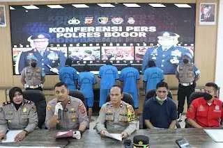 Polres Bogor Bekuk 5 Pelaku Penyerangan di Ciseeng