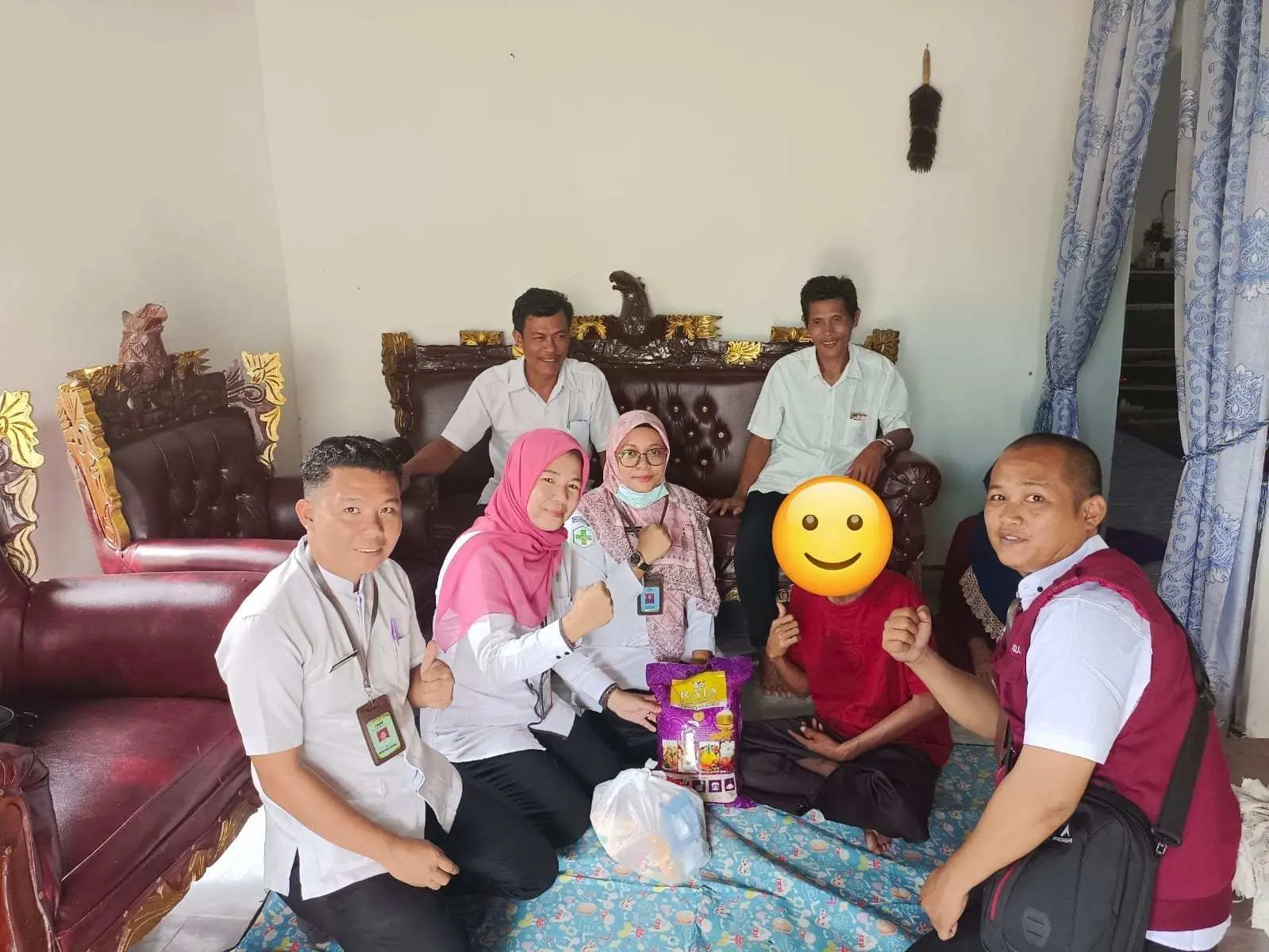 Puskesmas Sidomulyo Mesuji Periksa Dua Warga ODGJ