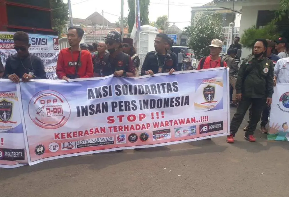 Pelaku Belum Ditahan, Aksi Ribuan Wartawan Akan Berlanjut di Mabes Polri 