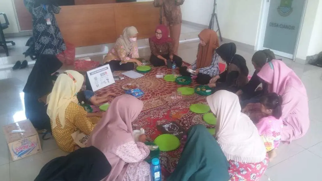 Pemdes Ciangir Kolaborasi dengan Puskesmas Bojongkamal Lanjutkan Program Pencegahan Stunting