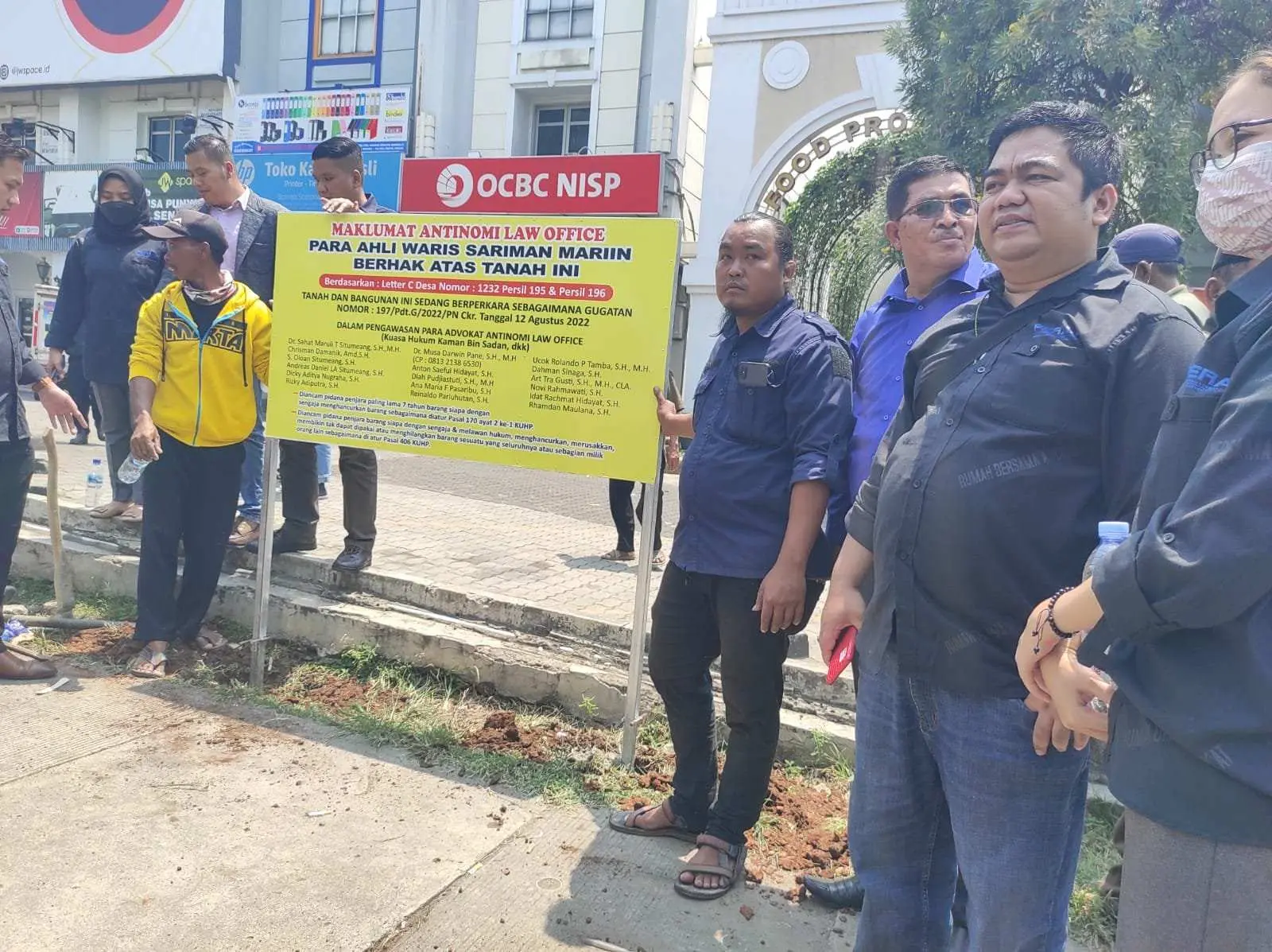 PT. Jababeka Digugat Ahli Waris Almarhum Sariman Bin Mariin Terkait Sengketa Tanah