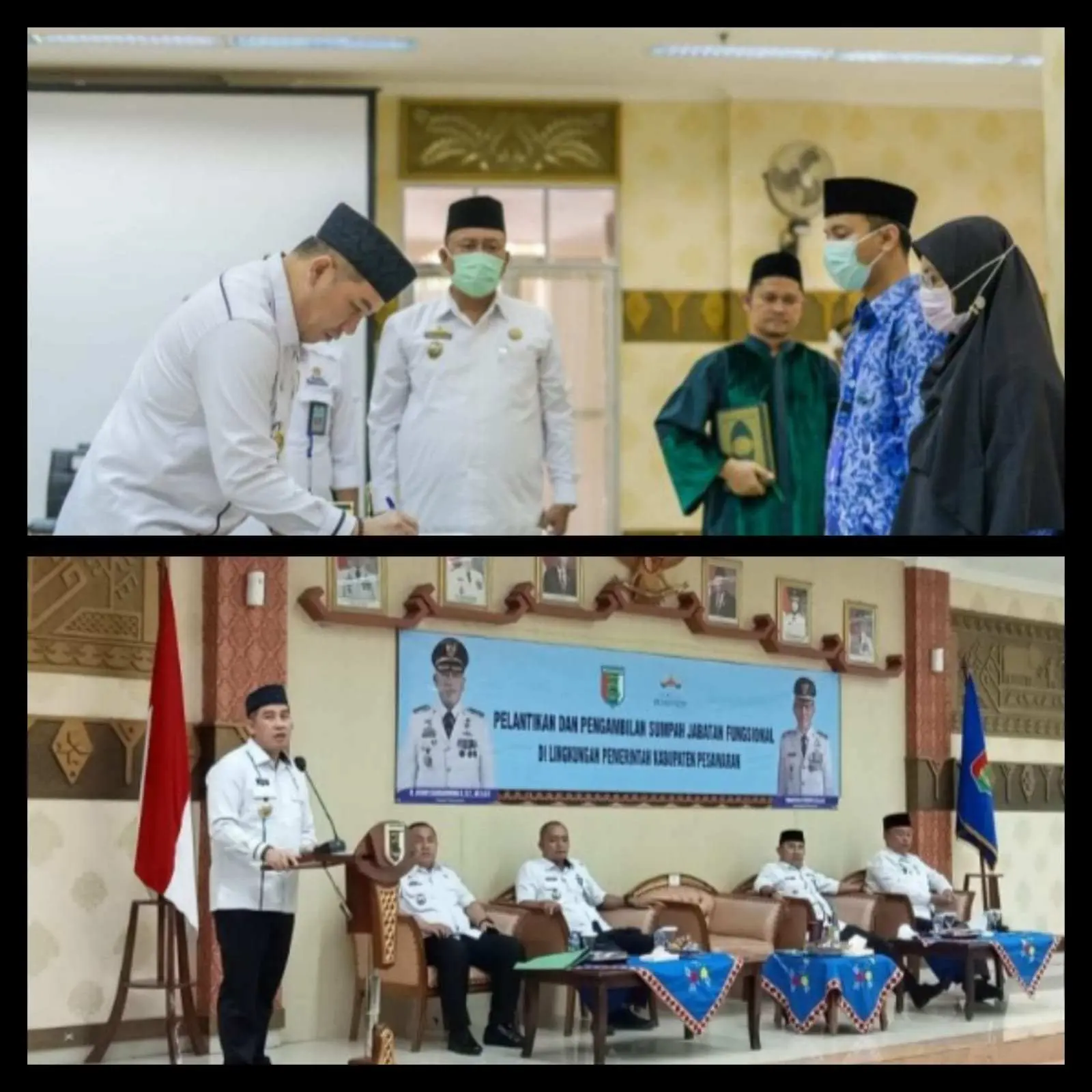 Bupati Pesawaran Lantik 141 Pejabat Fungsional
