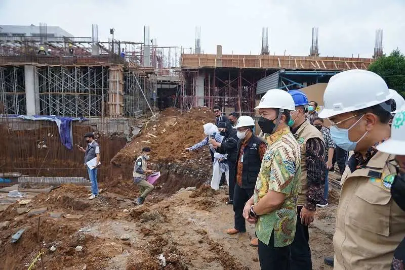 Pemkot Pastikan Pembangunan Blok 1 dan IV RSUD Kota Bogor Selesai Tepat Waktu
