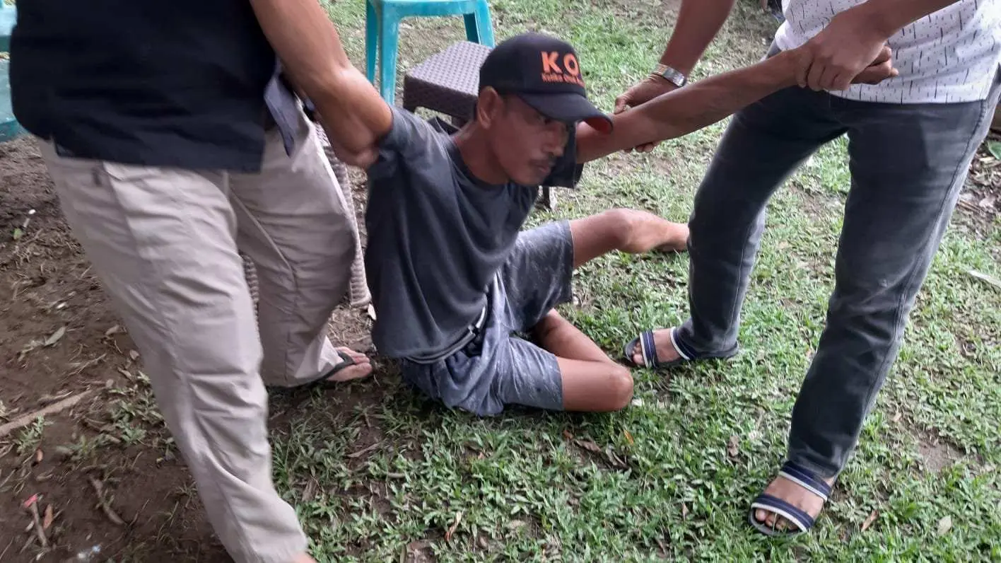 DPO Kasus Ujaran Kebencian Terhadap Wartawan Ditangkap Polisi di Desa Hanura