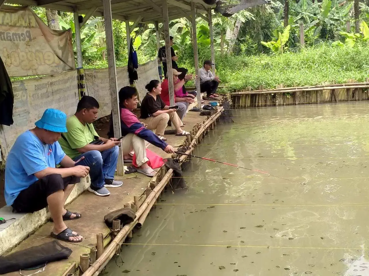 Acara Puncak Peringatan HUT RI, PWI Gelar Lomba Mancing