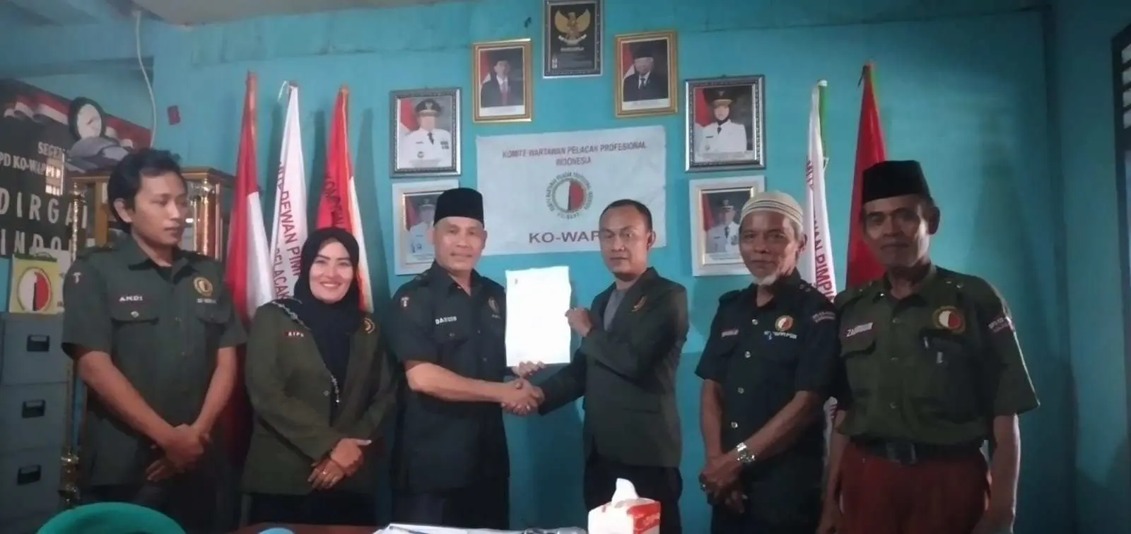 Ahmad Firdaus Resmi Jabat Sekertaris DPD KO-WAPPI Kabupaten Pesawaran