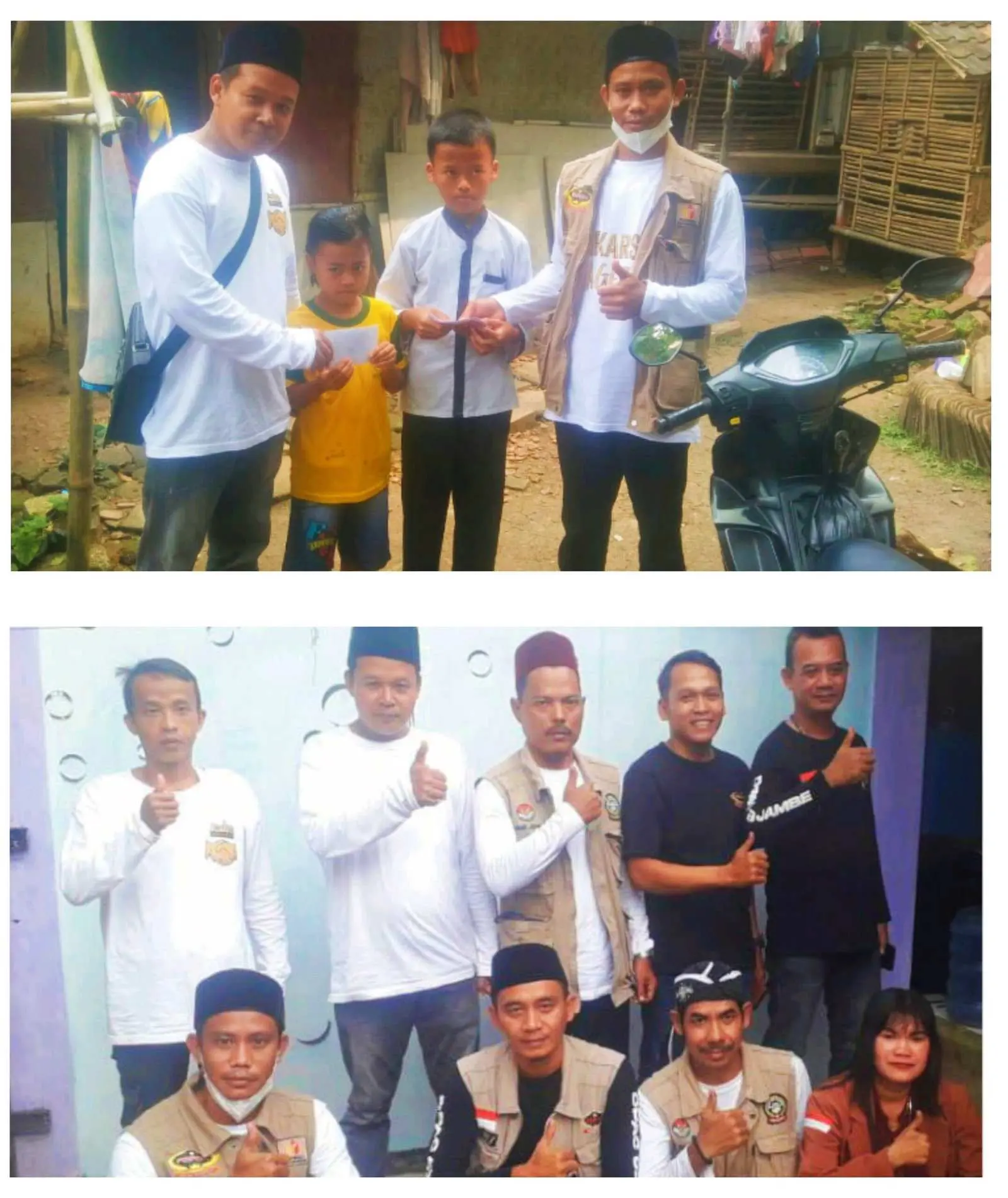 Forum Silaturahmi Pemuda Desa Mekarsari Santuni Anak Yatim/piatu