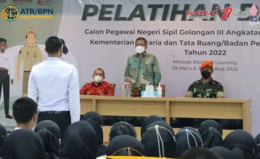 Tahapan Klasikal Pelatihan Dasar CPNS Golongan III Gelombang I Tahun 2022 Resmi Ditutup