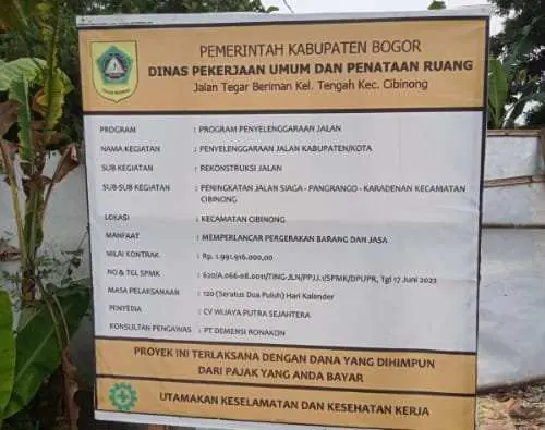 Proyek Peningkatan Jalan Siaga-Pangrango Diduga Tidak Sesuai Spek, Kepala UPT Jalan Jembatan: Bongkar!