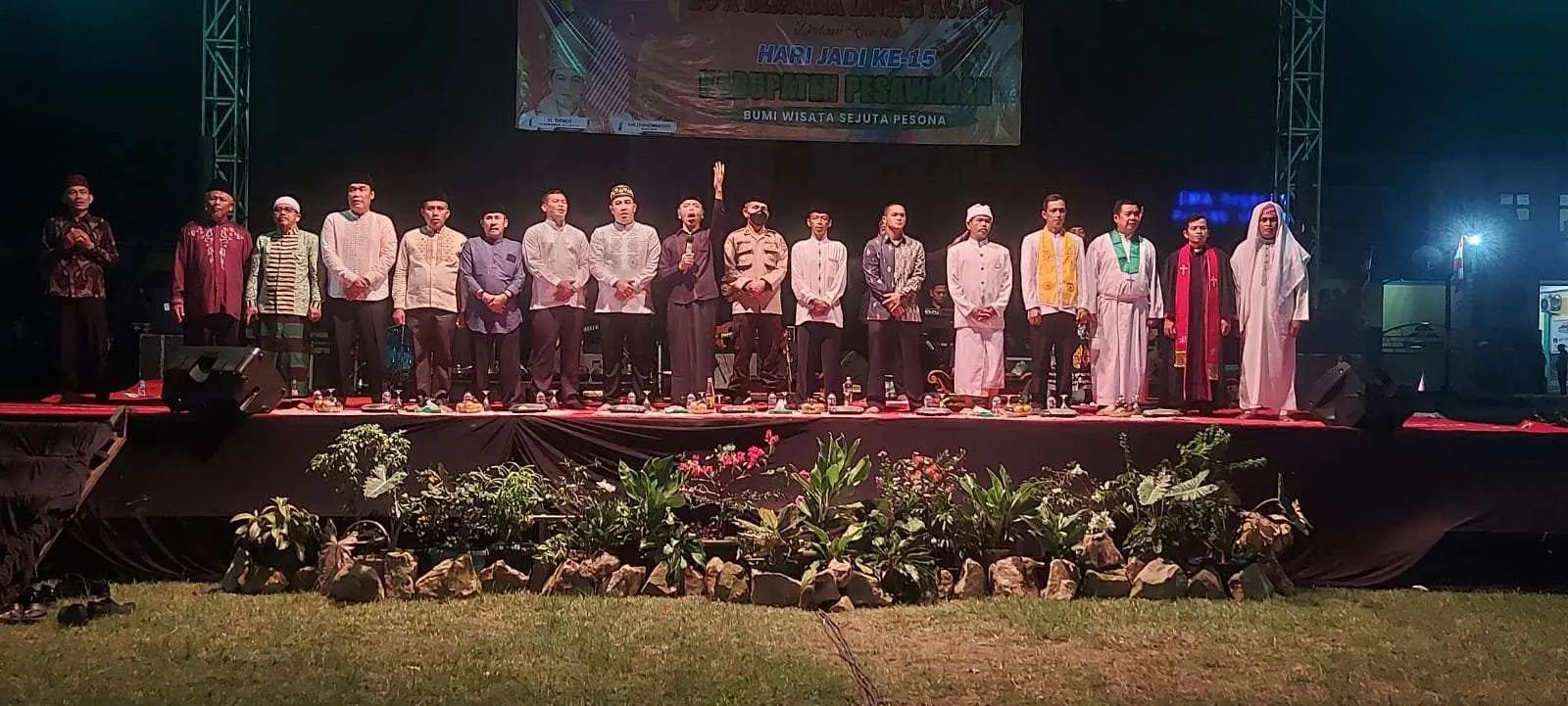 Hari Jadi Pesawaran Ke 15, Bupati Dendi Ajak Berdo’a Bersama