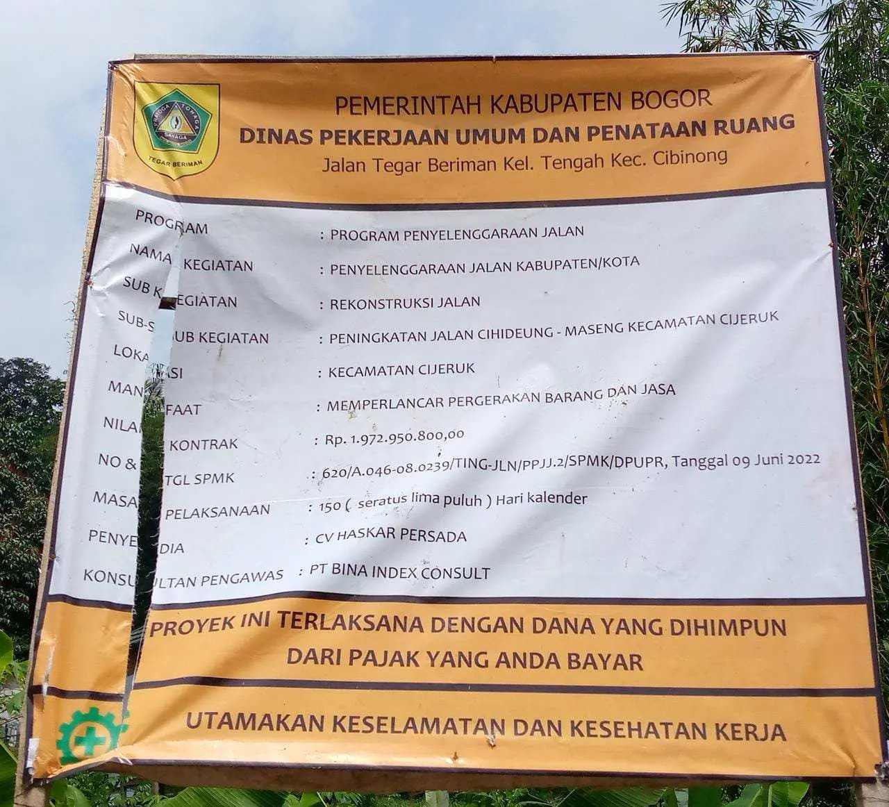 Proyek Peningkatan Jalan Cihideung – Maseng Pelaksana dan Pejabat Dinas Terkait Berikan Pernyataan Berbeda, Ada Apa?
