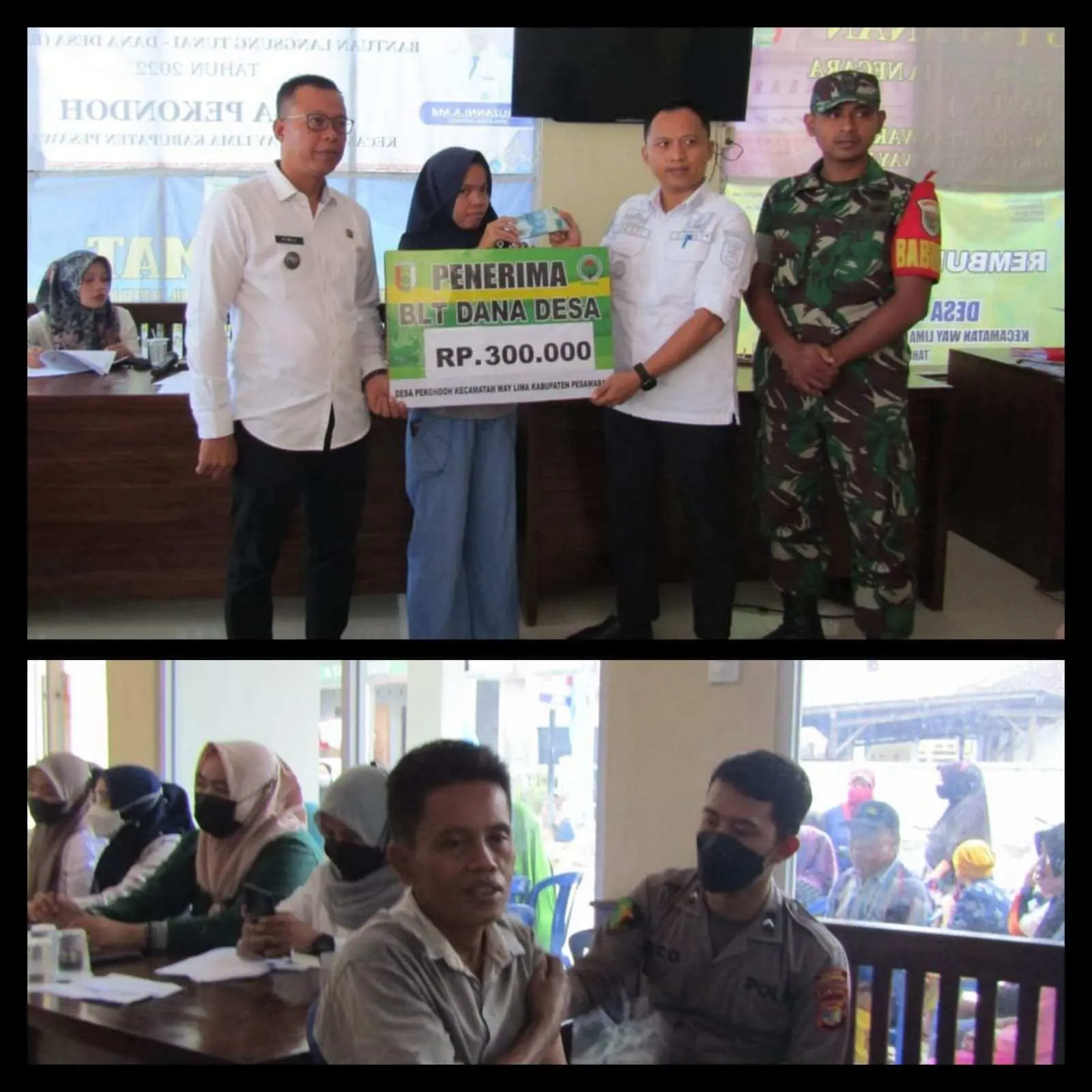 135 Warga Desa Pekondoh Terima BLT – DD Tahap Kedua