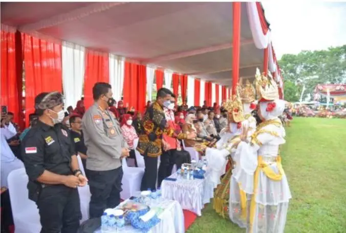 Polda Lampung Hadiri Kegiatan Gebyar Budaya 