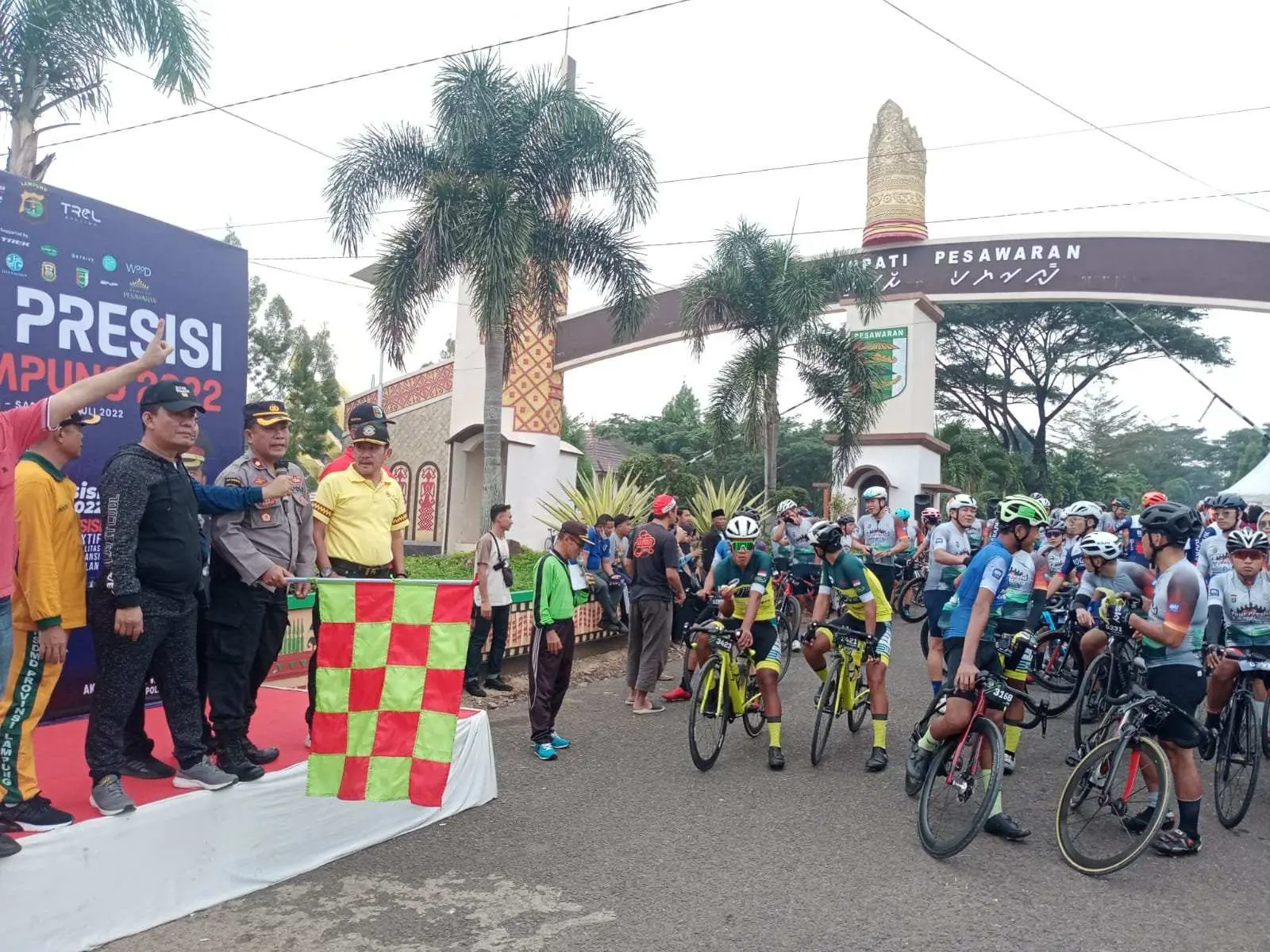 Kabupaten Pesawaran Jadi Salah Satu Rute Peserta Tour Presisi Lampung 2022 