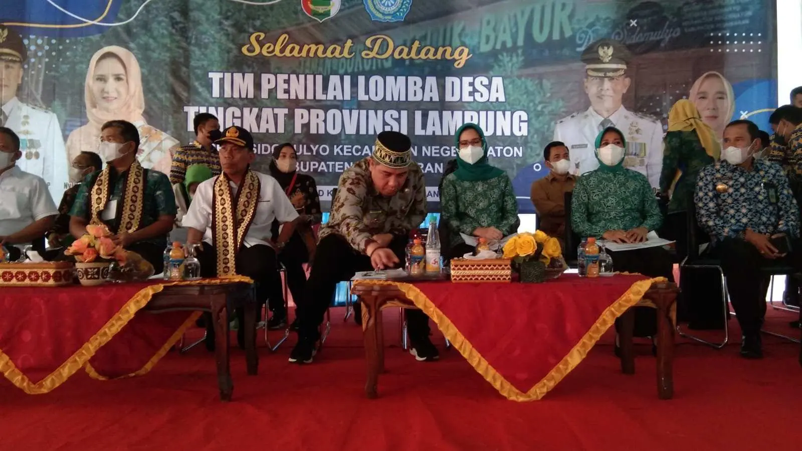 Dendi Ramadhona Menghadiri Lomba Desa Tingkat Provinsi Tahun 2022 Di Desa Sidomulyo