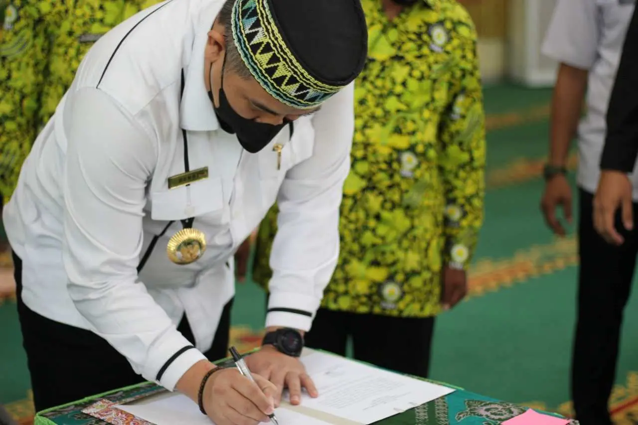 Bupati Pesawaran Hadiri Pelantikan PD-DMI Kabupaten Pesawaran 
