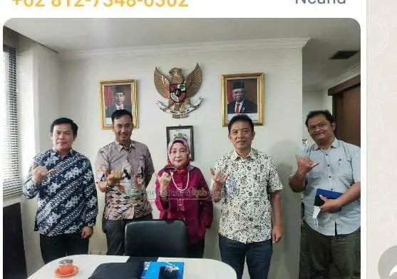 KOORDINASI DENGAN KEMENTRIAN KOMUNIKASI DAN INFORMATIKA REPUBLIK INDONESIA