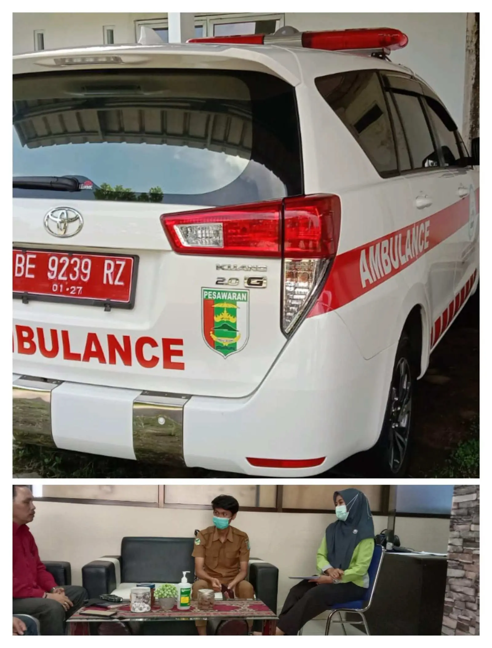 Nah Loh.! Diduga Ada Mark-up Anggaran Pada Pengadaan Mobil Ambulan di RSUD Pesawaran