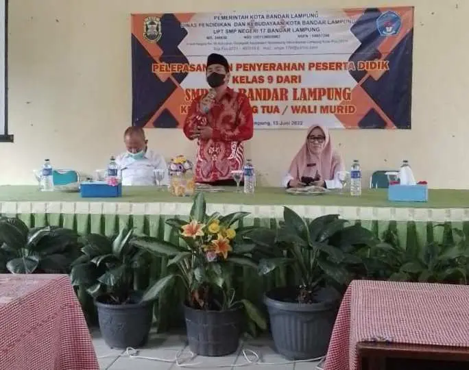 SMPN 17 Bandar Lampung Sukses Mengelar Acara Pelepasan Siswa Kelas 9