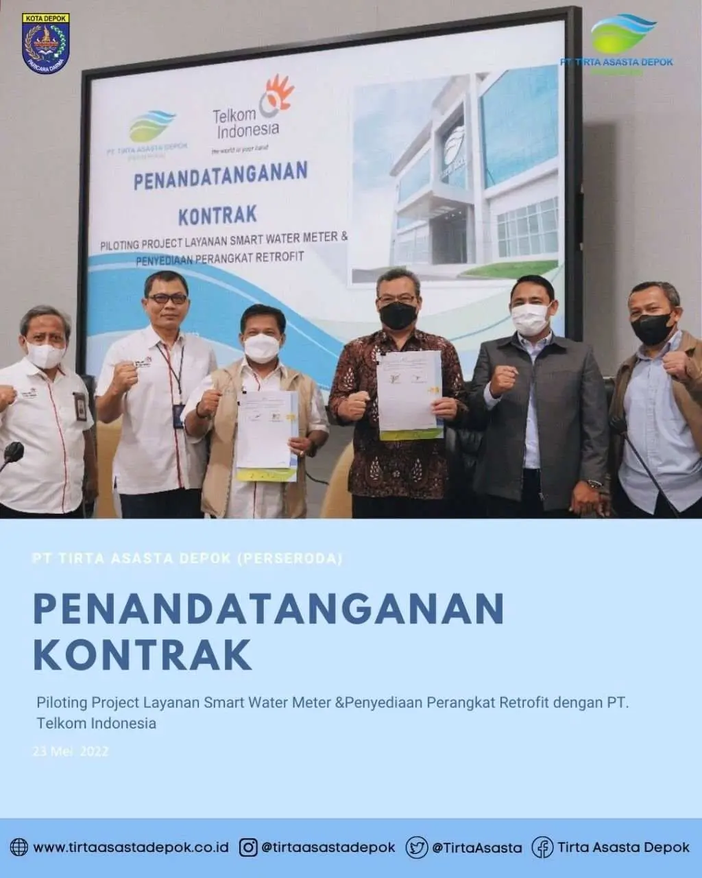 Tirta Asasta Depok Luncurkan Program Smart Water Meter