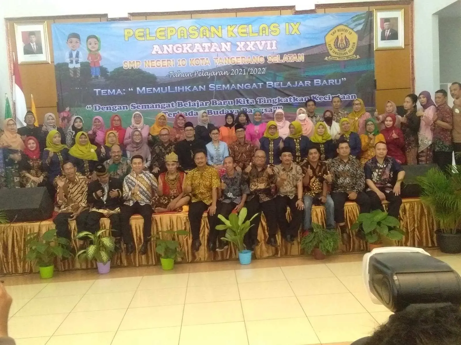 Pelepasan Siswa-siswi SMPN 10 Tangsel Dimeriahkan Berbagai Seni dan Kreativitas Siswa