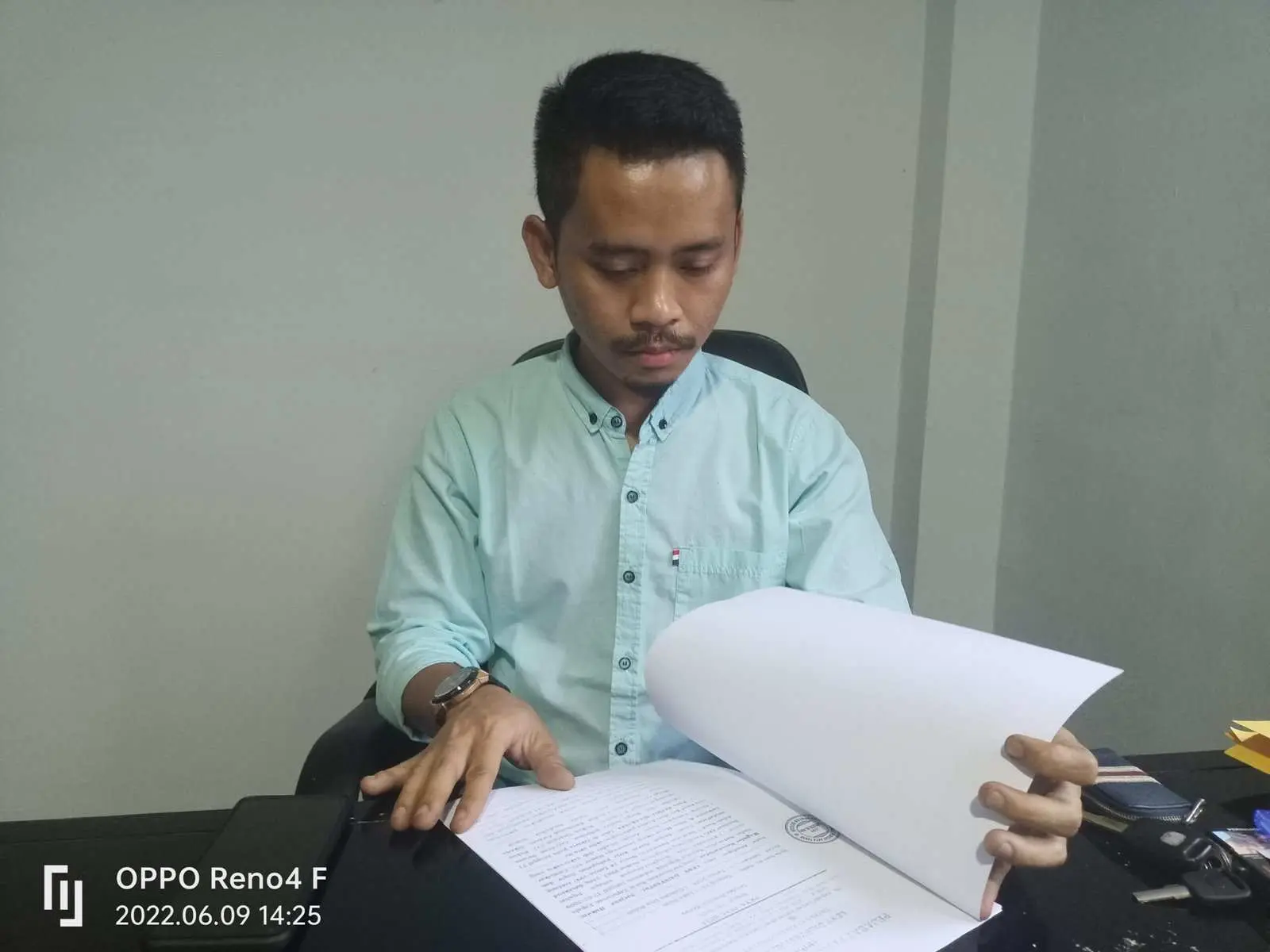 Kades Tangkil Geram Ancam Laporkan Mafia Tanah Yang Palsukan Tanda Tangannya