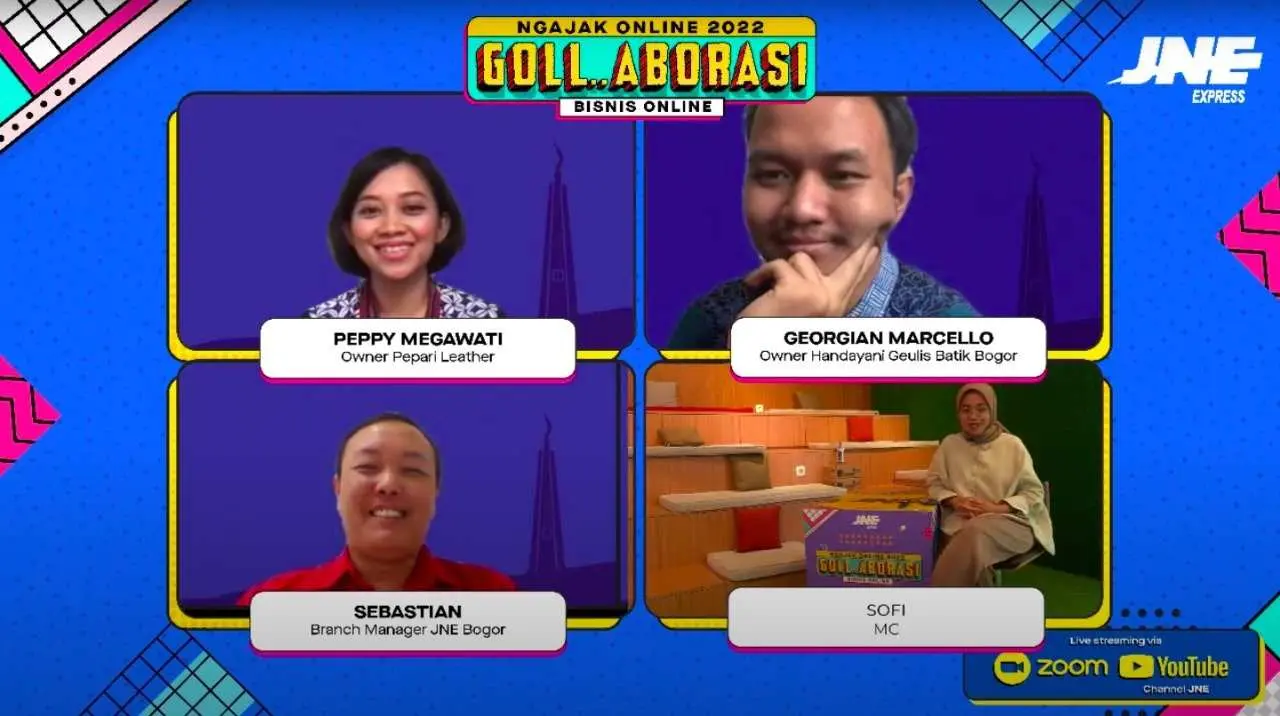 Dukung Inovasi UMKM Bogor, JNE Hadirkan JNE Goll..Aborasi Bisnis Online