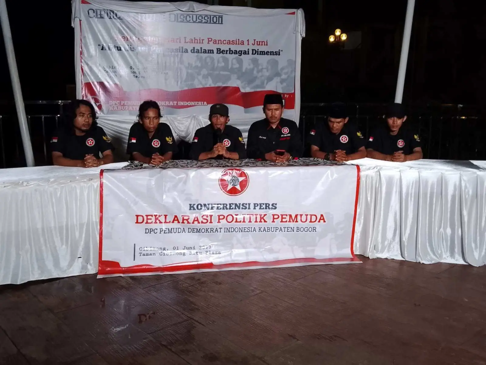 DPC Pemuda Demokrat Indonesia Deklarasi Dukung Fuad Untuk KNPI Kabupaten Bogor