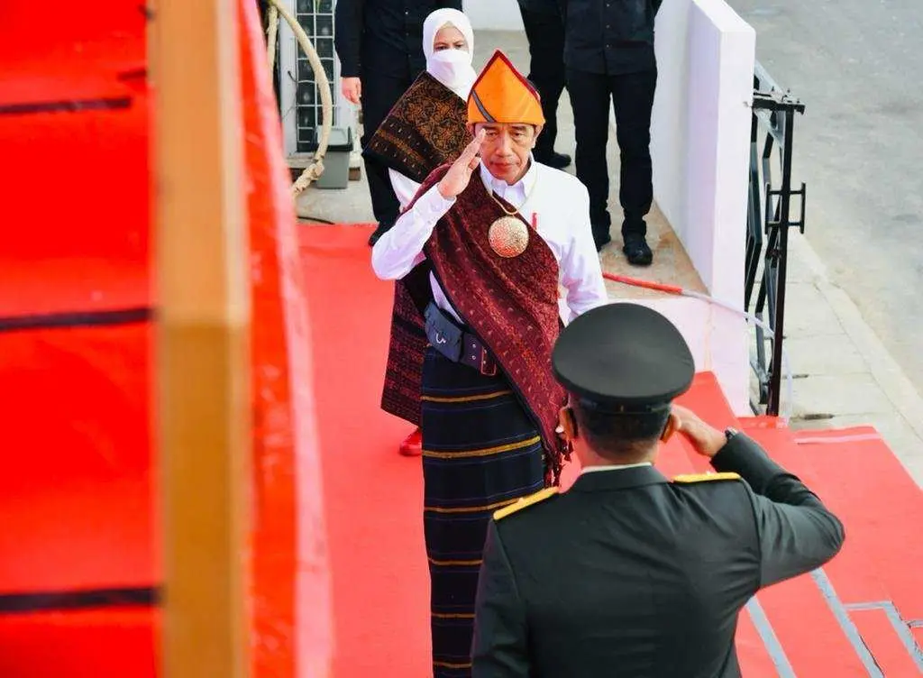 Presiden Jokowi Pimpin Langsung Upacara Harlah Pancasila di Ende Nusa Tenggara Timur