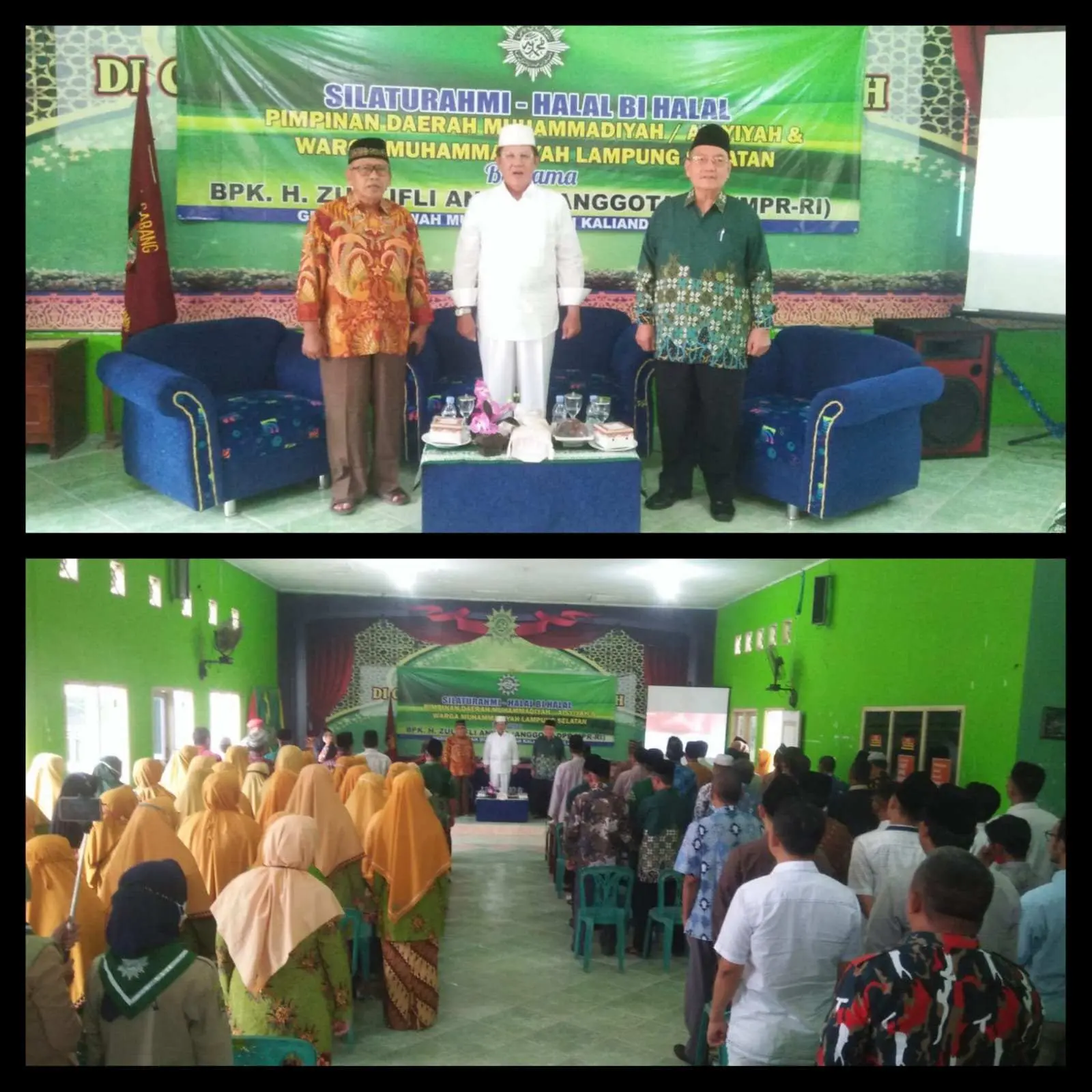 Halal Bihalal Keluarga Besar Muhammadiyah dan Aisyiyah se-lampung Selatan dihadiri Anggota DPR RI Zulkifli Anwar