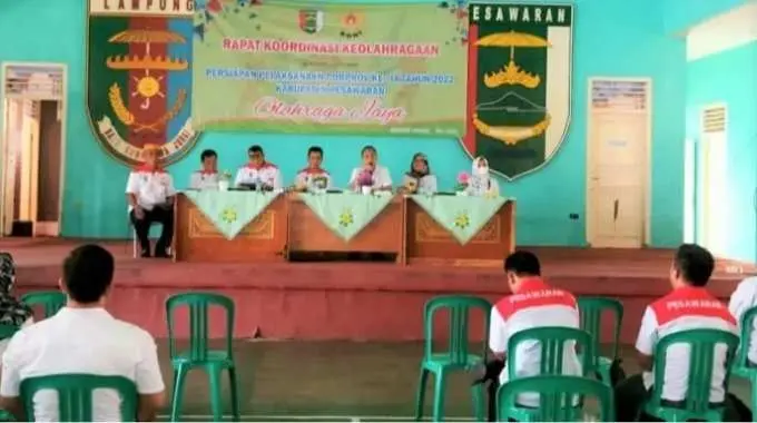 Jelang Porprov Lampung ke-IX 2022, KONI Pesawaran Gelar Rapat Koordinasi