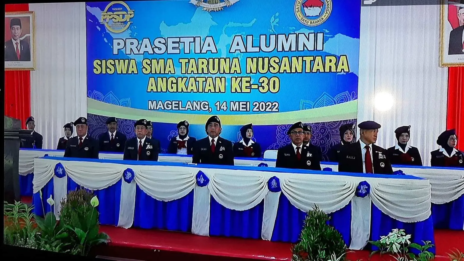 Aksi Putra Asal Lampung Alghifari Hidayat Jadi Penatarama di Acara Prasetia Alumni SMA TN Magelang