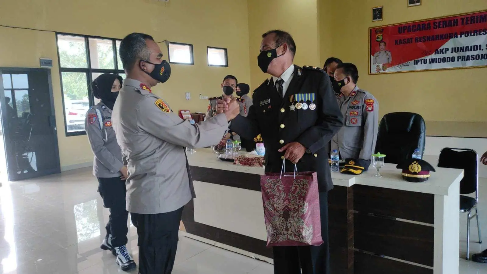 Acara Ramah Tamah Wisuda Purnabakti Personil Polres Pesawaran