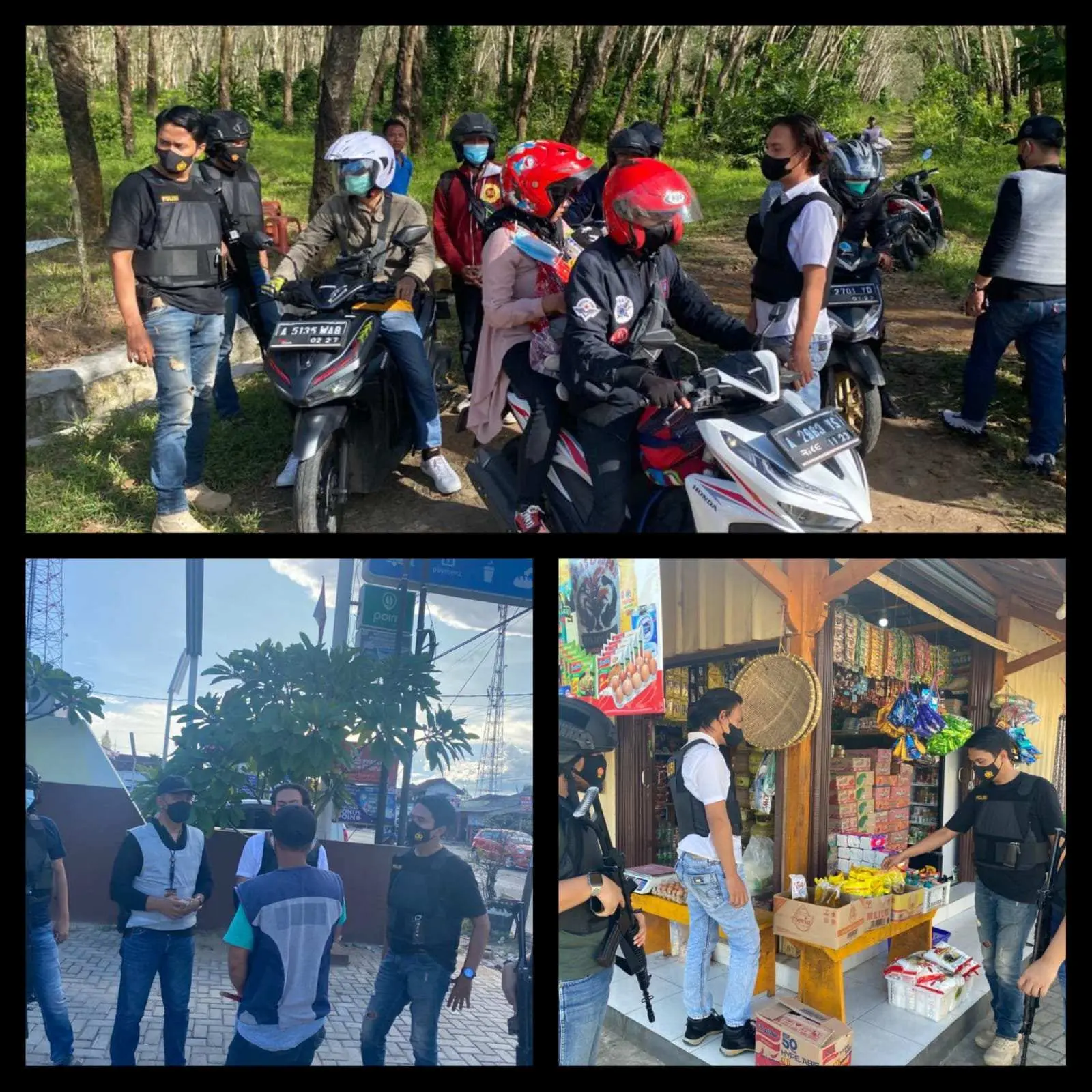 Antisipasi Premanisme Satgas Anti Begal Polres Pesawaran Gelar Patroli