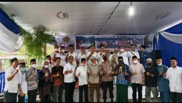 Ratusan Paket Sembako Dibagikan PWI Pesawaran Kepada Anak Yatim Dan Kaum Dhuafa